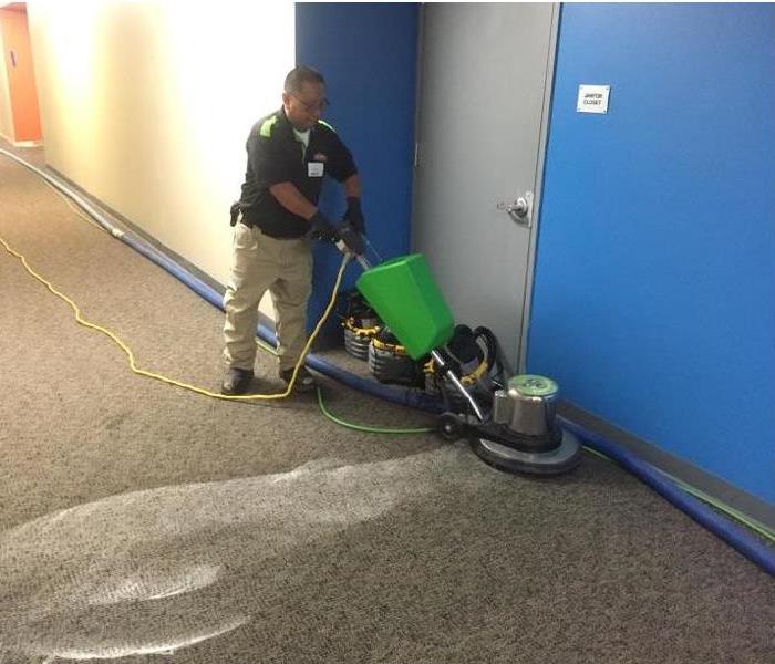 Carpet cleaning after damages